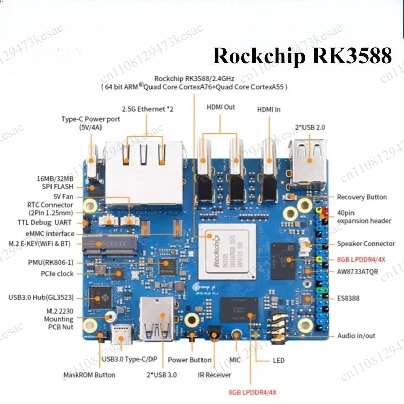 for Orange Pi 5 Plus 16GB RK35 - Orange Pi 5 Plus 16Gb review and price